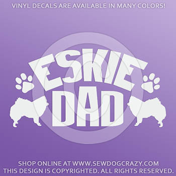 American Eskimo Dog Dad Decals