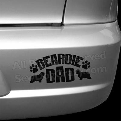 Bearded Collie Dad Bumper Sticker