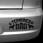 Vinyl Tervuren Dad Car Decal
