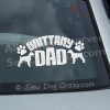 Brittany Dad Decals