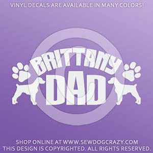 Brittany Dad Decal