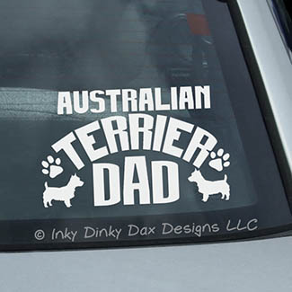 Australian Terrier Dad Decal