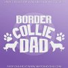 Border Collie Dad Decals