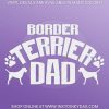 Border Terrier Dad Decal