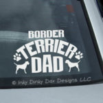 Border Terrier Dad Decals