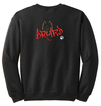 Embroidered Briard Sweatshirt