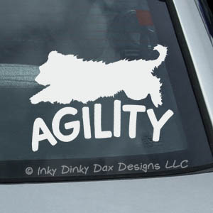 Agility Briard Decals