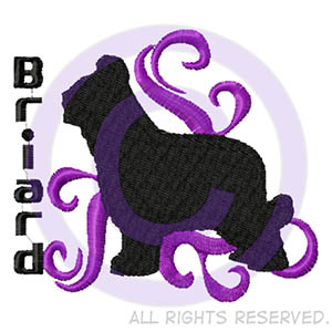 Briard Embroidery
