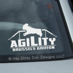 Brussels Griffon Agility Sticker