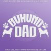 Buhund Dad Decals