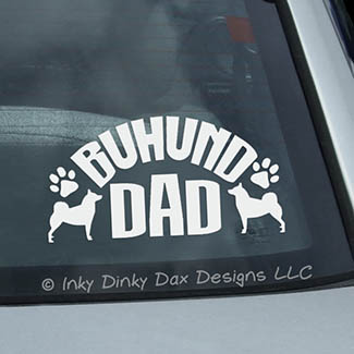 Buhund Dad Decal