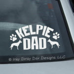 Kelpie Dad Decal