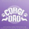 Cardigan Welsh Corgi Dad Car Stickers