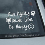 Be Happy Agility Decal