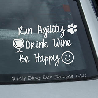 Be Happy Agility Decal