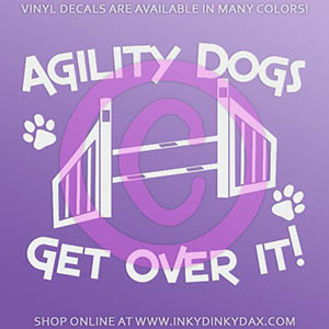 Agility Dogs Sticker