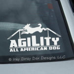 Agility All American Dog Stickers