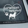 I Love Norwegian Buhunds Stickers