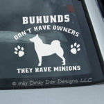 Funny Buhund Sticker