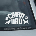 Cairn Terrier Dad Decal