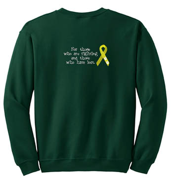 Embroidered Canine Cancer Sweatshirt
