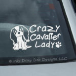 Crazy Cavalier Lady Decal