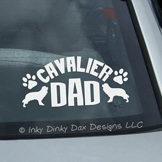 Cavalier Dad Decal