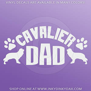 Cavalier Dad Sticker