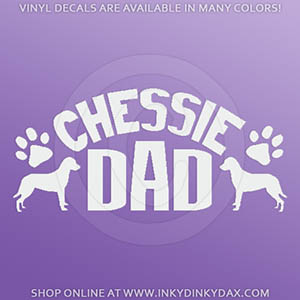 Chessie Dad Sticker