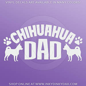 Chihuahua Dad Sticker