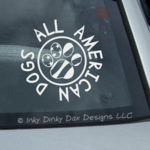 All American Dog Stickers