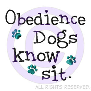 Obedience dog apparel