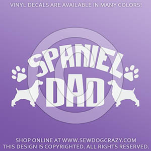 Springer Spaniel Dad Decal