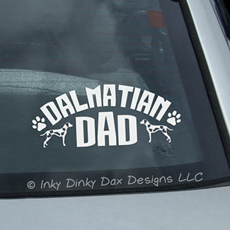 Dalmatian Dad Decal