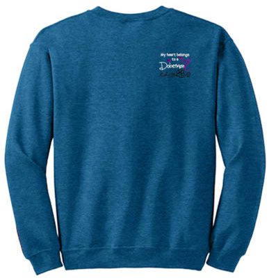 Embroidered Doberman Sweatshirt