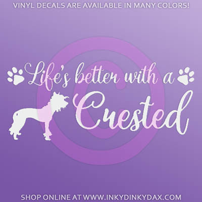 Chinese Crested Decal