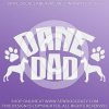 Great Dane Dad Window Decals