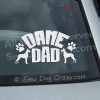 Great Dane Dad Car Stickers