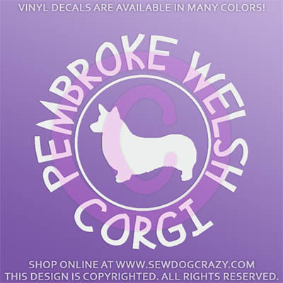 Pembroke Welsh Corgi Stickers