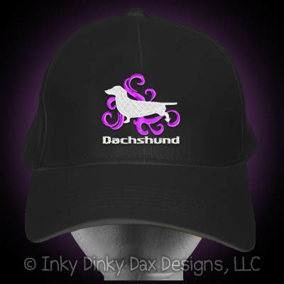 Embroidered Dachshund Hat