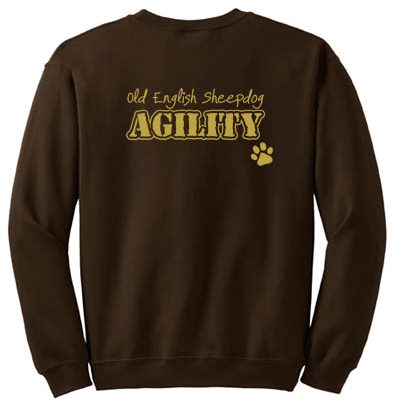 Old English Sheepdog Agility Sweatshirt