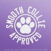 Smooth Collie Window Sticker