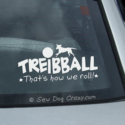 Vinyl Treibball Stickers