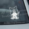 Cartoon Sheltie Car Sticker