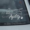 Labrador Retriever Agility Decals