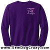 Embroidered Poodle Sweatshirts