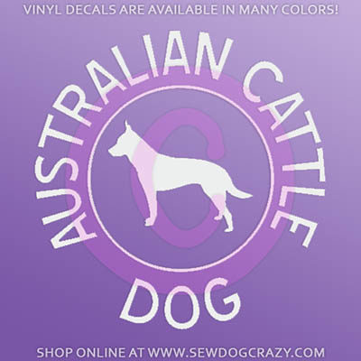 Australian Cattle Dog Car Sticker