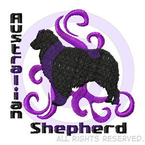 Embroidered Australian Shepherd Shirts