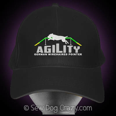 German Wirehaired Pointer Agility Hat