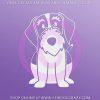 Cartoon German Wirehaired Pointer Stickers